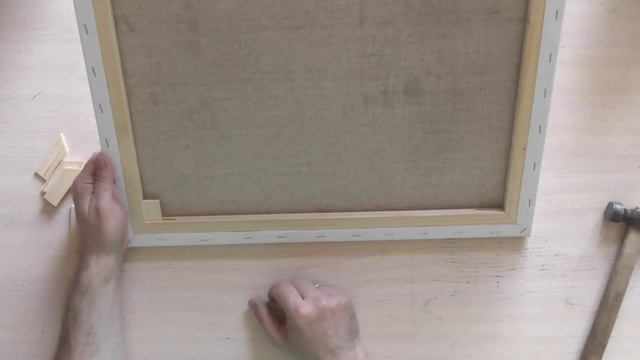 Магазинный холст. Провисли углы. Как исправить смотреть онлайн