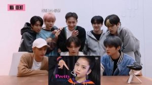 stray kids reaction to blackpink pretty savage inkigayo + the show