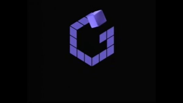 GameCube logo loop but it speeds up by one frame every time it loops