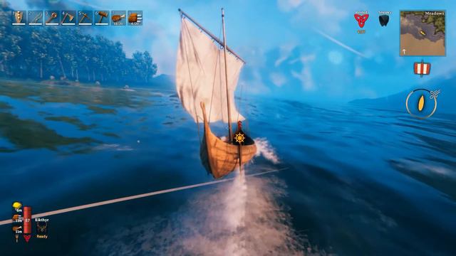 Valheim 22 Sailing the Seas Like a Viking смотреть онлайн