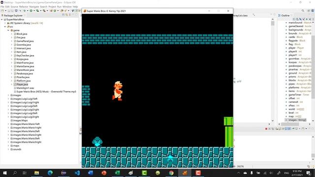 Super Mario Bros Java - Day 7-10: World 1-2 Complete смотреть онлайн