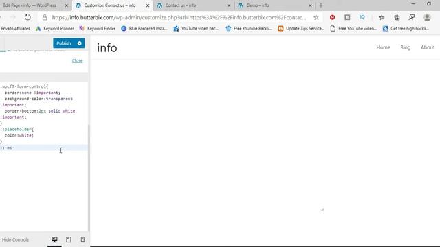 How to Change Style of Contact form in WordPress | Change Contact form 7 Design 2020 смотреть онлайн