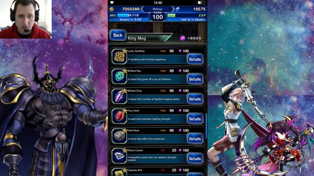 Final Fantasy Brave Exvius- Type-O King Mog Items смотреть онлайн