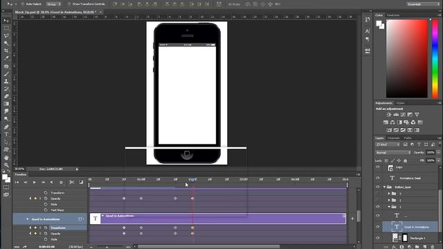 Photoshop CC Animation (GIF) - Timeline Animation Feature in Detail смотреть онлайн