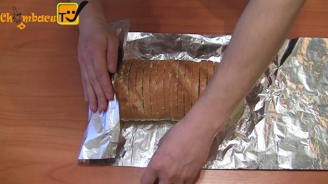Гренки с чесноком и сыром / Запеченный батон - рецепт смотреть онлайн