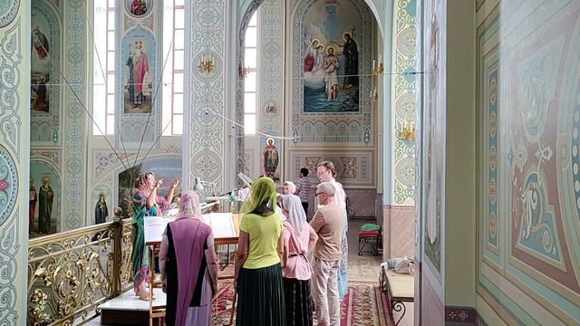 "Блажен муж" (Напев Зосимовой пустыни). Регент Таисия Марченко. смотреть онлайн