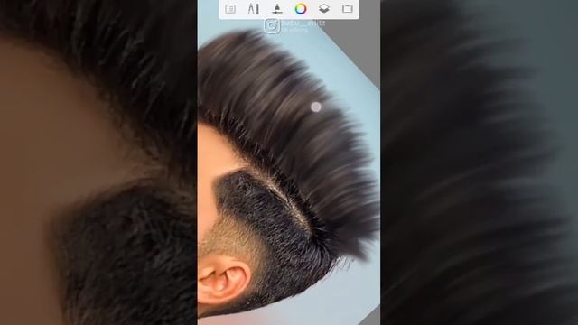 #shorts 15 second hair cut photo editing in Autodesk sketchbook #shorts смотреть онлайн