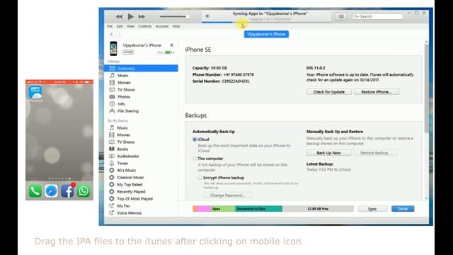 How to install IPA file in the latest Itunes 12 7 смотреть онлайн