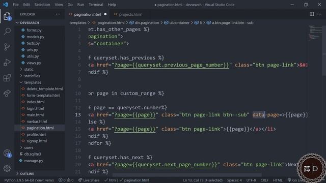 Python Django - Search + Pagination in Website смотреть онлайн