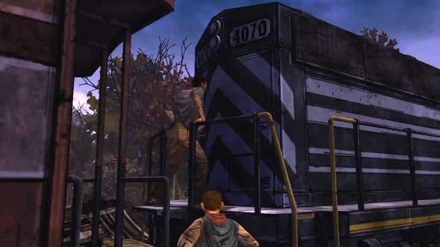 The Walking Dead Game Walkthrough - Episode 3 Long Road Ahead Part 4 Repairing The Train смотреть онлайн