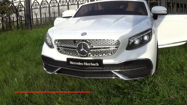 Купить детский электромобиль Barty Mercedes-Maybach S650 Cabriolet ZB188 на pushishki.ru смотреть онлайн