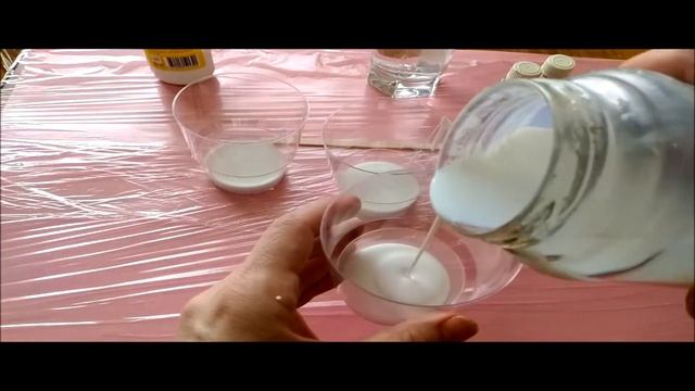 Делаю дешевые краски для акриловой заливки флюид -арт из ПВА и лака. Acrylic FLUID ART painting смотреть онлайн