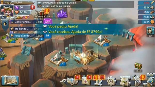 Upando construções com BOT's de auto-ajuda / Lords Mobile смотреть онлайн