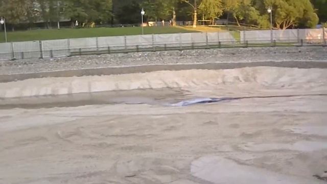В наш Дегунинский пруд ВОДУ наливают (из шланга) смотреть онлайн
