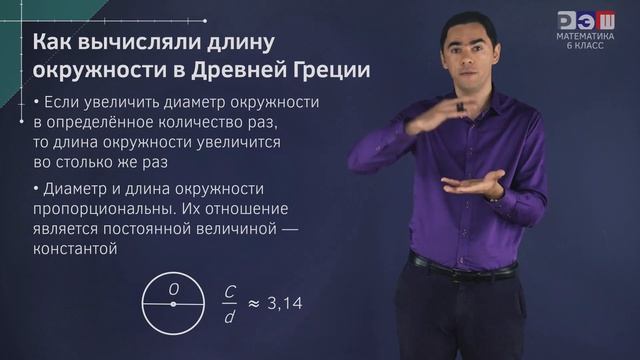 Длина окружности смотреть онлайн