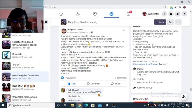 I react dark deception community group смотреть онлайн