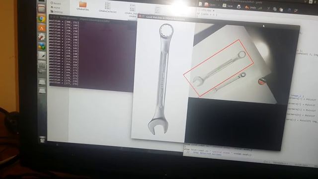 Wrench detection using SIFT OpenCV смотреть онлайн