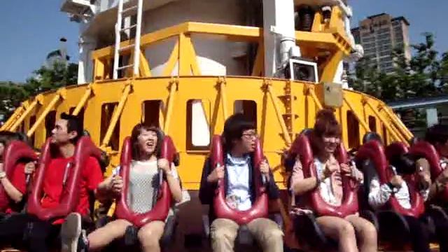 Gyro Drop - Seoul, Lotte World - astonishing experience смотреть онлайн