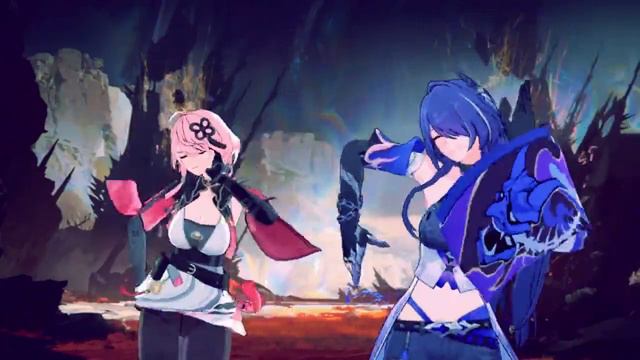 Wuthering Waves x Honkai Star Rail | MMD | Acheron X Taoqi 『愛包ダンスホール』 смотреть онлайн