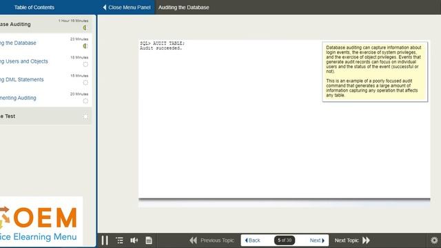 Oracle Database 11g Security Training смотреть онлайн