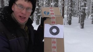 Купил новые патроны.. Решил пострелять по мишени на расстоянии 50 и 100 м..mp4