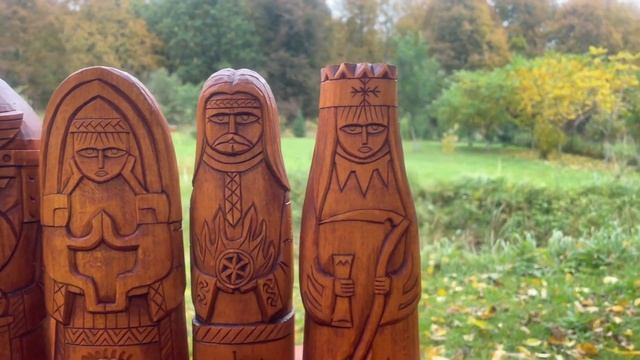 Кумиры Славянских Богов из дерева. Пантеон богов. смотреть онлайн