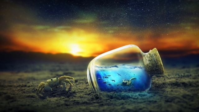ocean in a bottle 4k free live wallpaper 1 смотреть онлайн