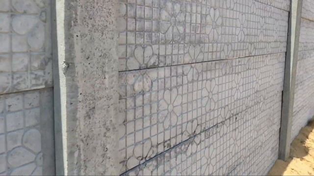 Small Space Cement Compound Walls Cost in Telugu || readymade concrete walls full details in telugu смотреть онлайн