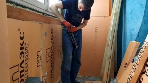 Утепление балкона и отделка вагонкой своими руками.