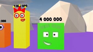 Numberblocks Comparison 1 to 11,000,000 BIGGEST Numberblocks Multiplied By 10