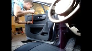 Citroen C4 (LC) Hatchback - Снятие обшивки передней двери