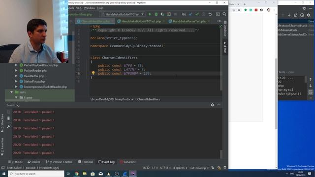 MySQL binary protocol implementation: Parsing Packets #async #php #microservice смотреть онлайн