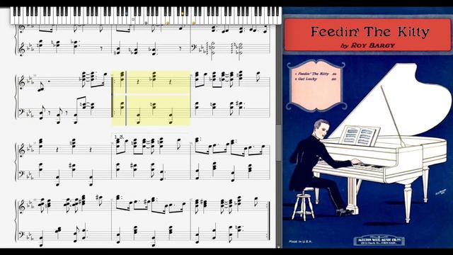 Feedin' the Kitty by Roy Bargy (1924, Jazz piano) смотреть онлайн