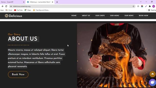 Live Preview of Hubspot Delicious Food Website Design смотреть онлайн