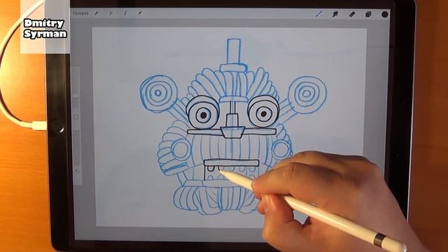 How to draw Freddy, FNAF Sister Location, Как нарисовать Фредди смотреть онлайн