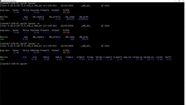 Using the iostat Utility on Oracle Linux смотреть онлайн