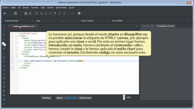 15 Tutorial de Bluegriffon 2.x y 3.x Gráficos estadísticos con ChartsJS смотреть онлайн