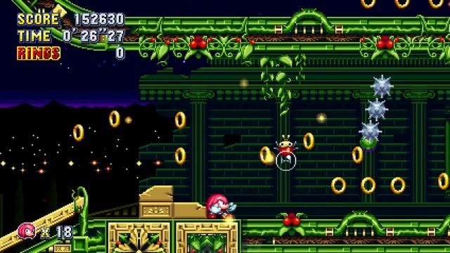 Sonic Mania Knuckles Gameplay Walkthrough Part 15 - Press Garden Zone & Stardust Speedway Zone - PS смотреть онлайн