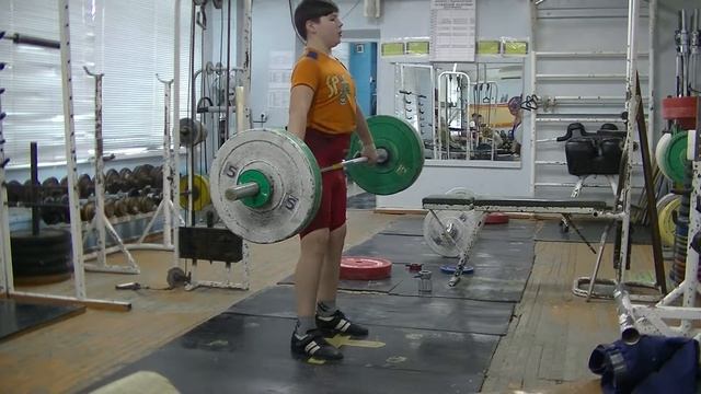 Пряничников Максим, 11 лет, вк 67 Рывок+Присед 47 кг смотреть онлайн