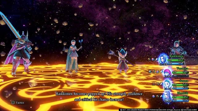 DRAGON QUEST XI: Easy CALASMOS battle смотреть онлайн