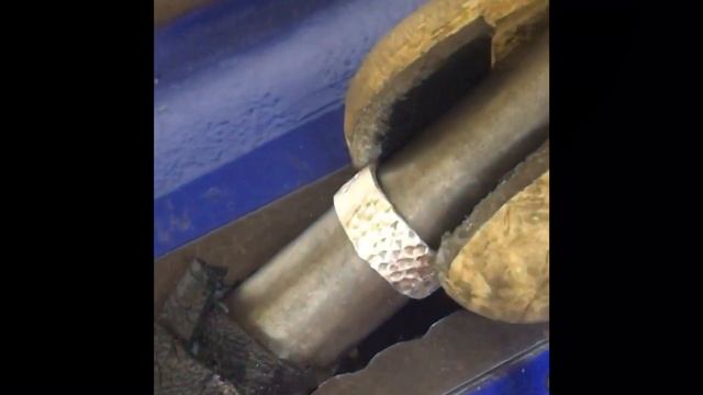 Кованное кольцо из серебра ⚓️ смотреть онлайн