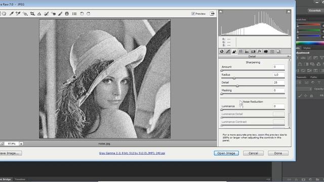 Comment réduire le bruit avec Photoshop CS6 (Camera Raw) смотреть онлайн
