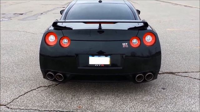 2010 Nissan GT-R Password JDM Exhaust and Mid Pipe Loud Revving смотреть онлайн