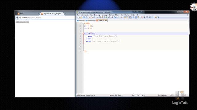 PHP If Else Decision Making Statement смотреть онлайн