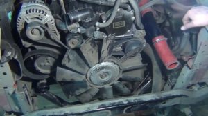 .Замена ремня генератора газель Cummins