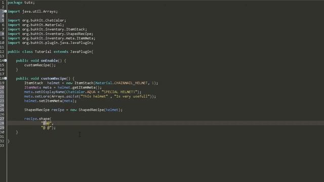 BUKKIT PLUGIN TUTORIAL # 19 - Custom Recipe's смотреть онлайн