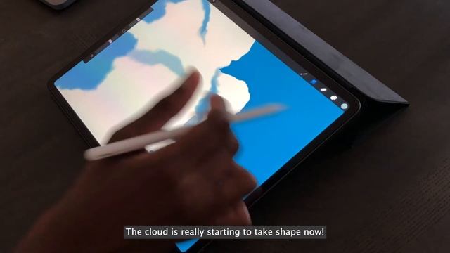 Let's Make Anime Clouds ☁️ ✨ | Procreate Anime Cloud Painting смотреть онлайн
