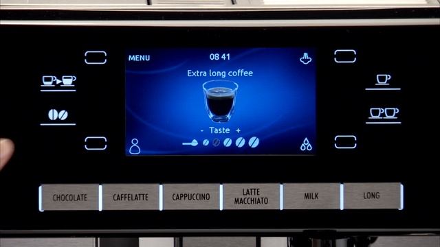 How to select the taste on your De'Longhi PrimaDonna Exclusive ESAM 6900 coffee machine смотреть онлайн