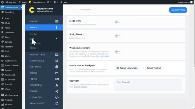New Theme Options at Consulting Theme смотреть онлайн