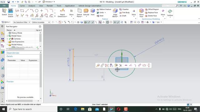 NX UG basic sketch command used in fullidefind proper spaceification dimension geometrical toleranc смотреть онлайн